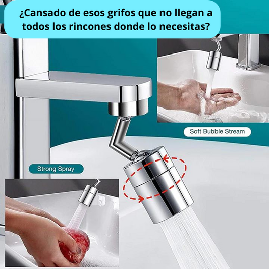 Extensor de Grifo con Cabeza Giratoria 720°