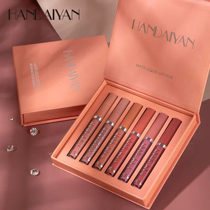 HANDAIYAN - Set de Labiales Mate Paga 4 y Lleva 6