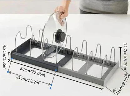 OrganizaMaster® - Organizador De Ollas Y Tapas