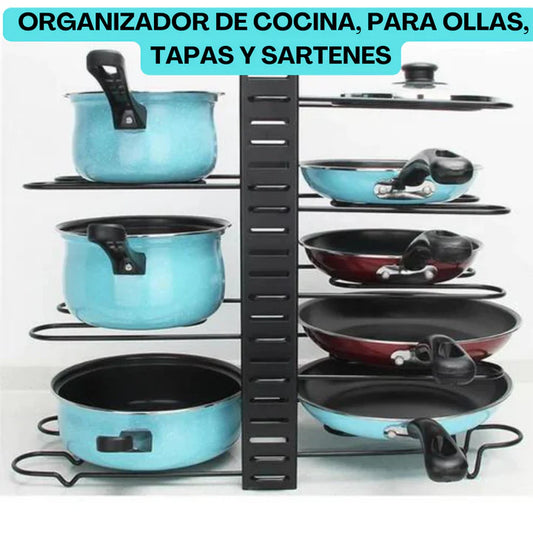 OrganizaMaster® - Organizador De Ollas Y Tapas