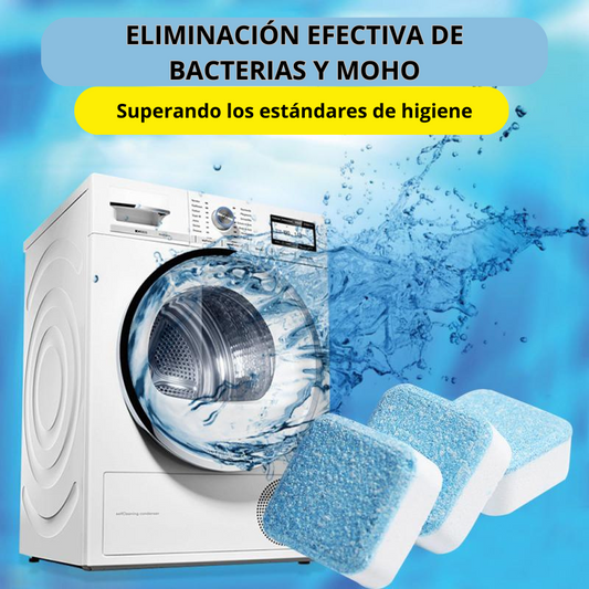 Washing Machine Cleaner - Limpiador Antibacterial Para Lavadoras 12 Cápsulas 🫧💊