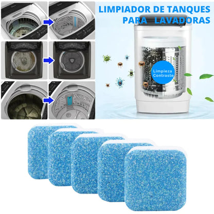 Washing Machine Cleaner - Limpiador Antibacterial Para Lavadoras 12 Cápsulas 🫧💊