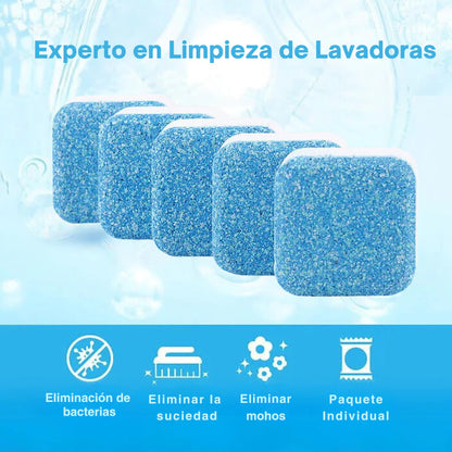 Washing Machine Cleaner - Limpiador Antibacterial Para Lavadoras 12 Cápsulas 🫧💊