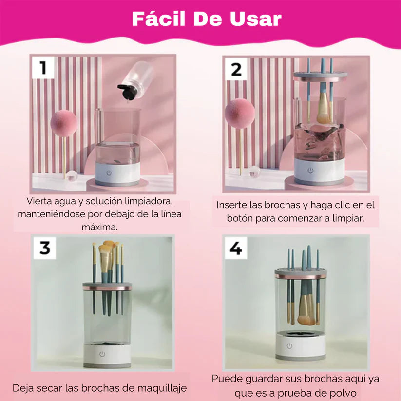 Artemissa™ - 2x1 Limpiador De Brochas Maquillaje Automático