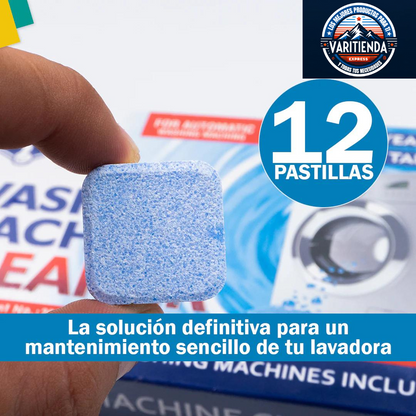 Washing Machine Cleaner - Limpiador Antibacterial Para Lavadoras 12 Cápsulas 🫧💊