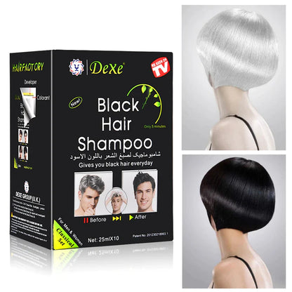 Black Hair®- Shampoo Anticanas Rejuvenecimiento Capilar